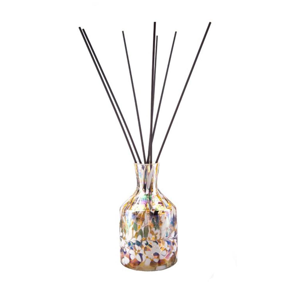 Amelia Art Glass Gold, Brown & White Apothecary Reed Diffuser £16.19